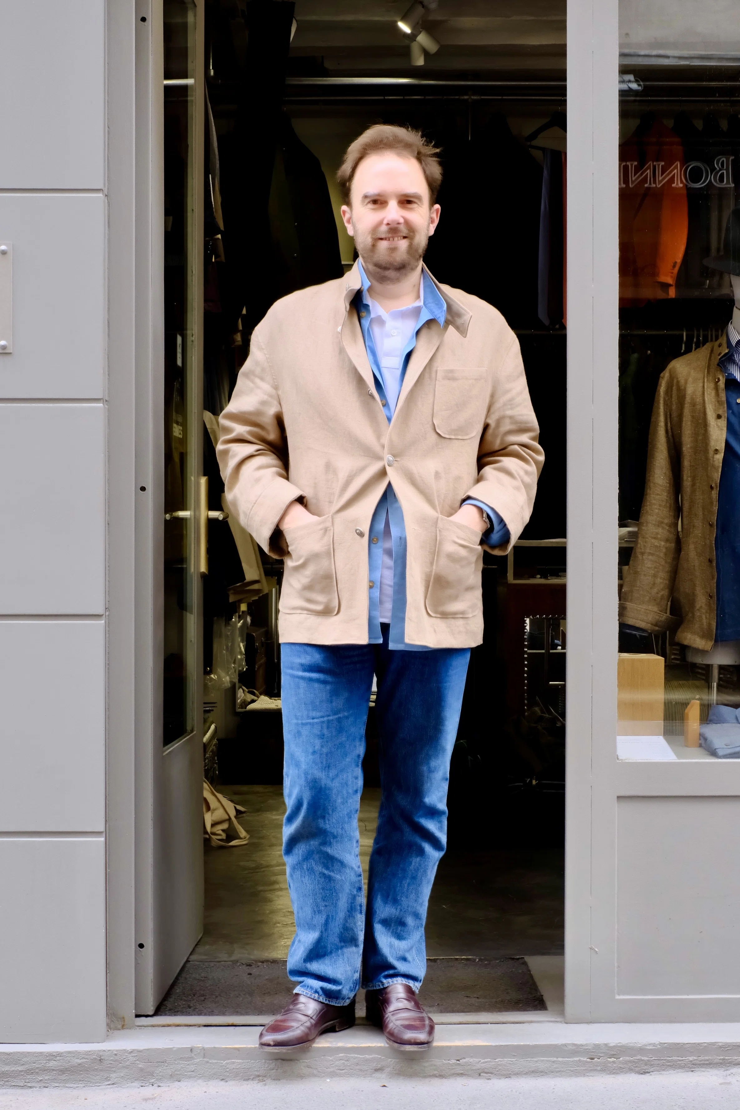 chatolufsenスタンドカラー ジャケット　※値下げ交渉可 はじめての直輸入｜Chato Lufsenのジャケット｜clothing_salon_soso