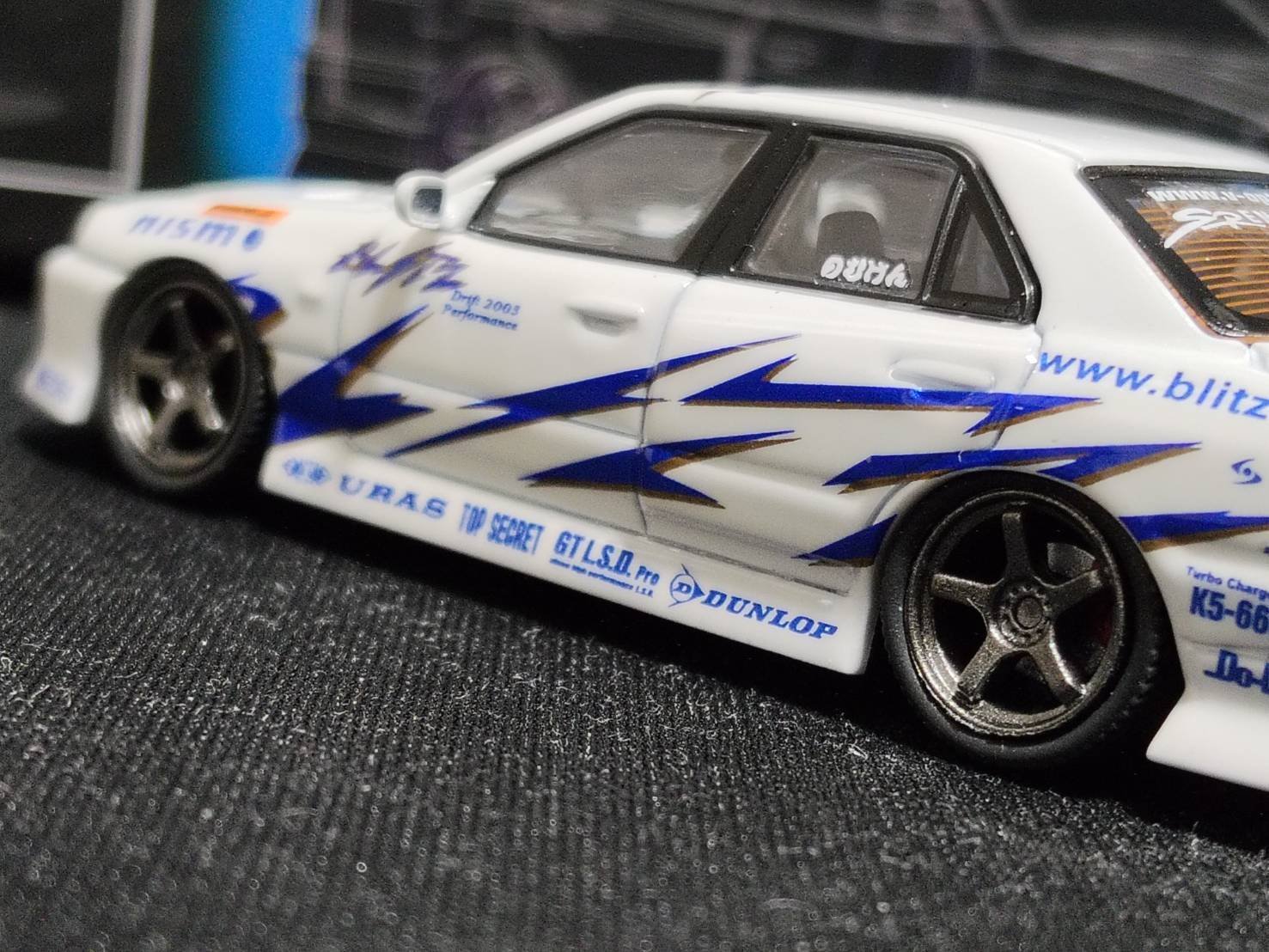 MORTAL 1/64 日産 スカイライン ER34 BLITZ 痛車 MORTAL 1/64 BLITZ D1 SKYLINE ER34 👉 Unboxing Video Link In My