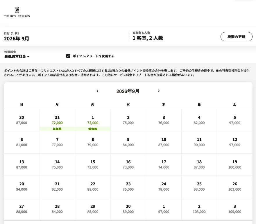 朗報!?】マリオットボンヴォイのトップオフ制度、25,000ptへ拡充