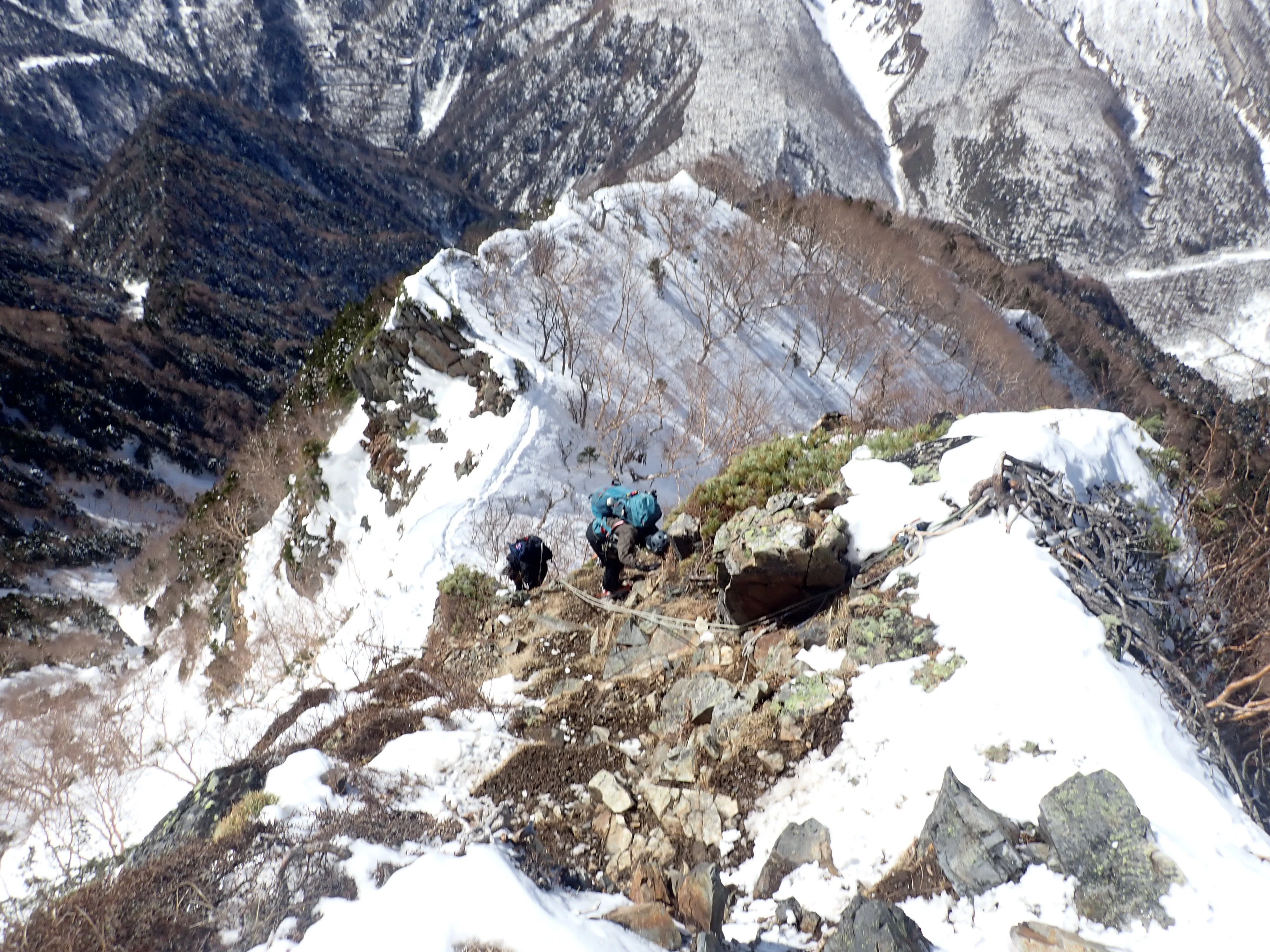 Northern Alps] Mt. Kasumizawa West Ridge | Steep ascent requiring