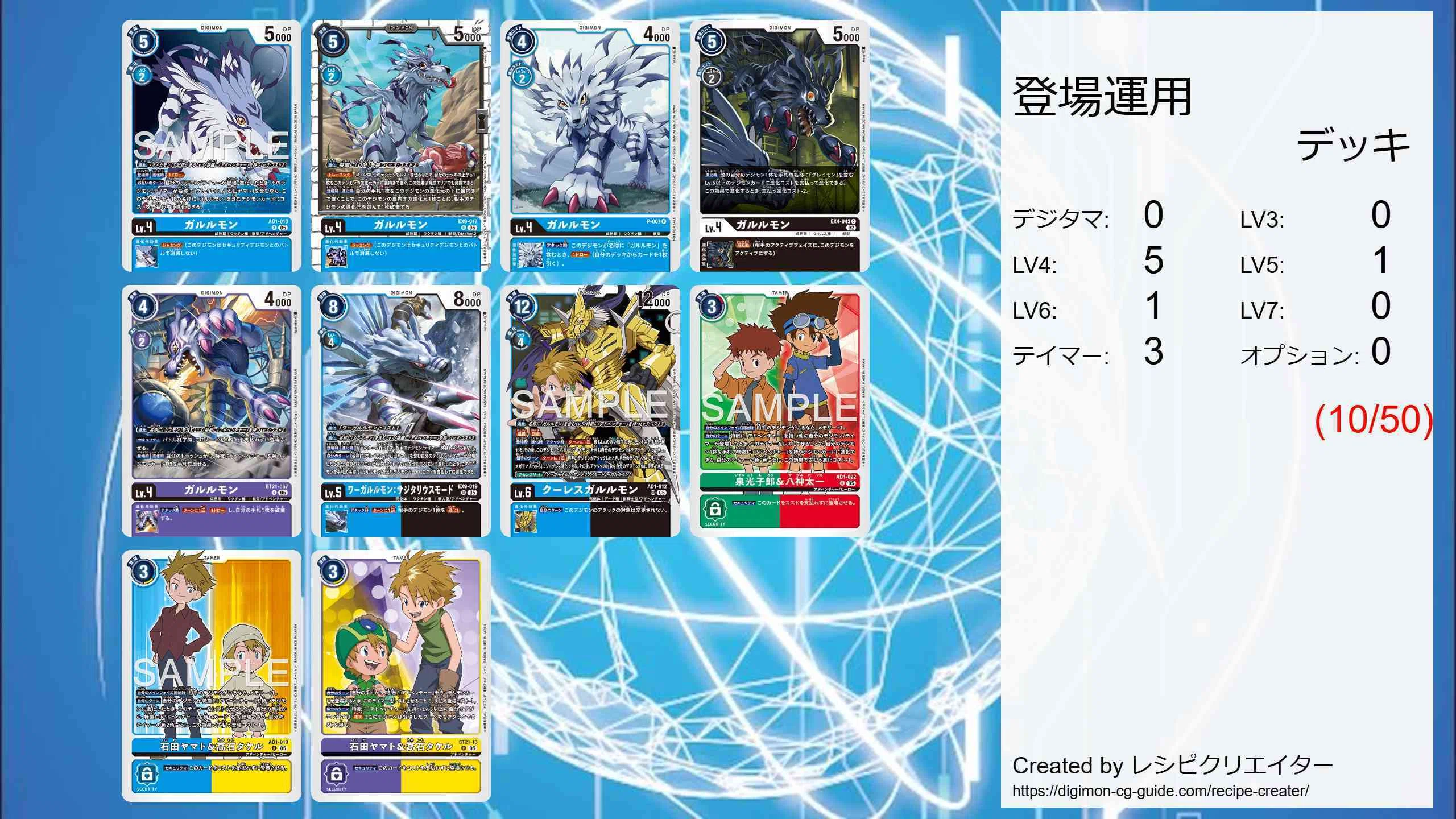 デジカAD1カード評価-クーレスガルルモン｜enakan_izayoi
