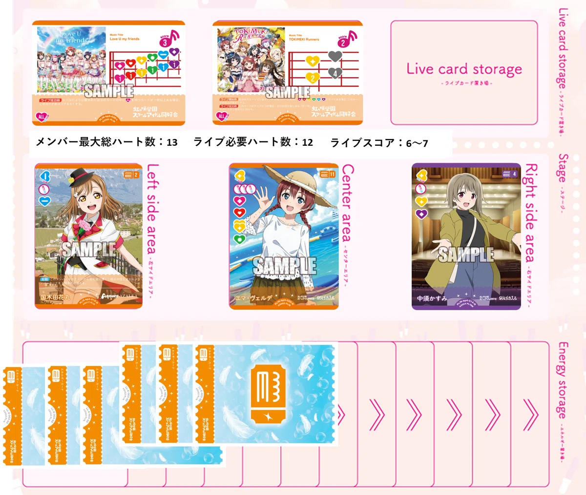 ラブカ】新制限対応 4t10点,5t14点!? 11軸TOKIMEKI Runners｜パッキー