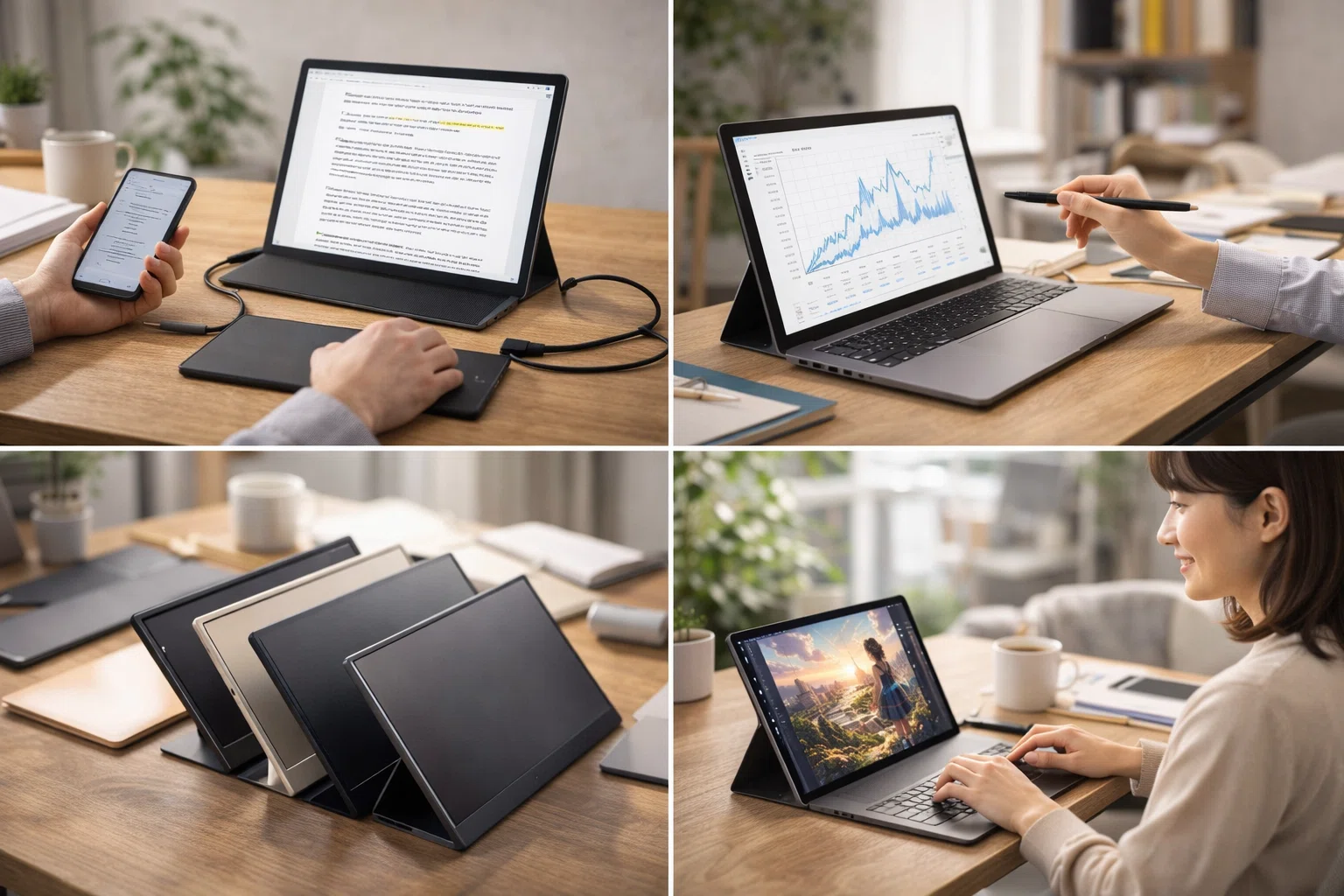 在宅ワークにおすすめのモバイルモニター7選！失敗しない選び方と