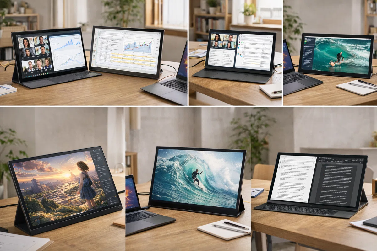 在宅ワークにおすすめのモバイルモニター7選！失敗しない選び方と