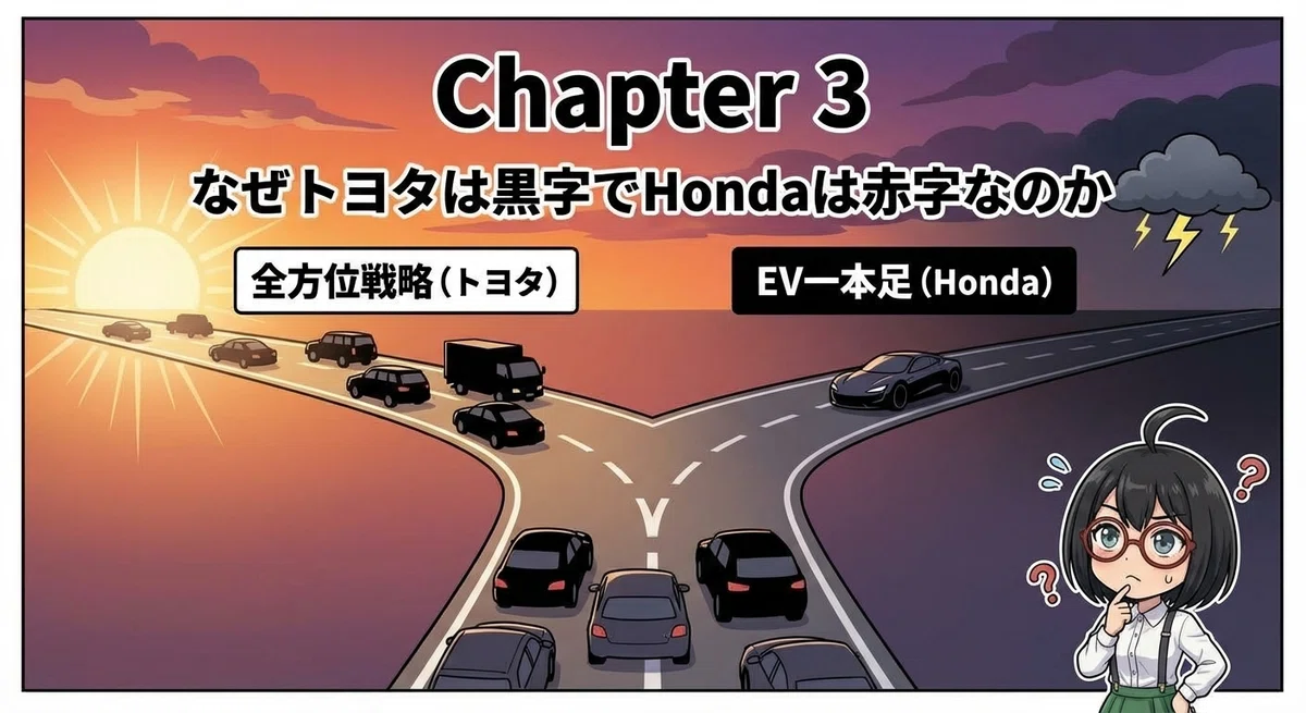 【マンガで決算分析】ホンダが上場以来"初の赤字"に転落した理由｜Honda(7…