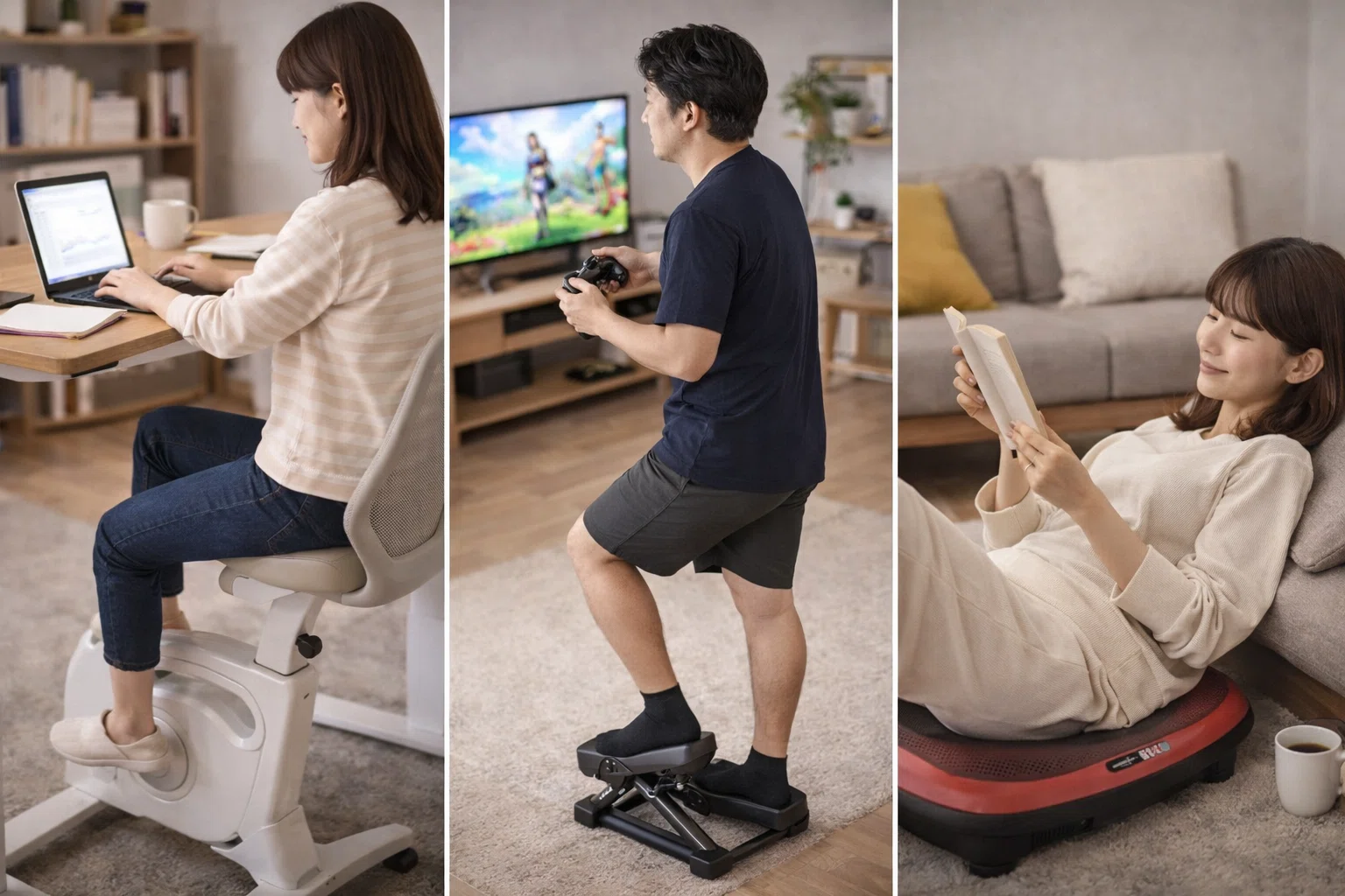 ながら運動器具のおすすめを厳選！続けやすくて静かな一台を目的別に 