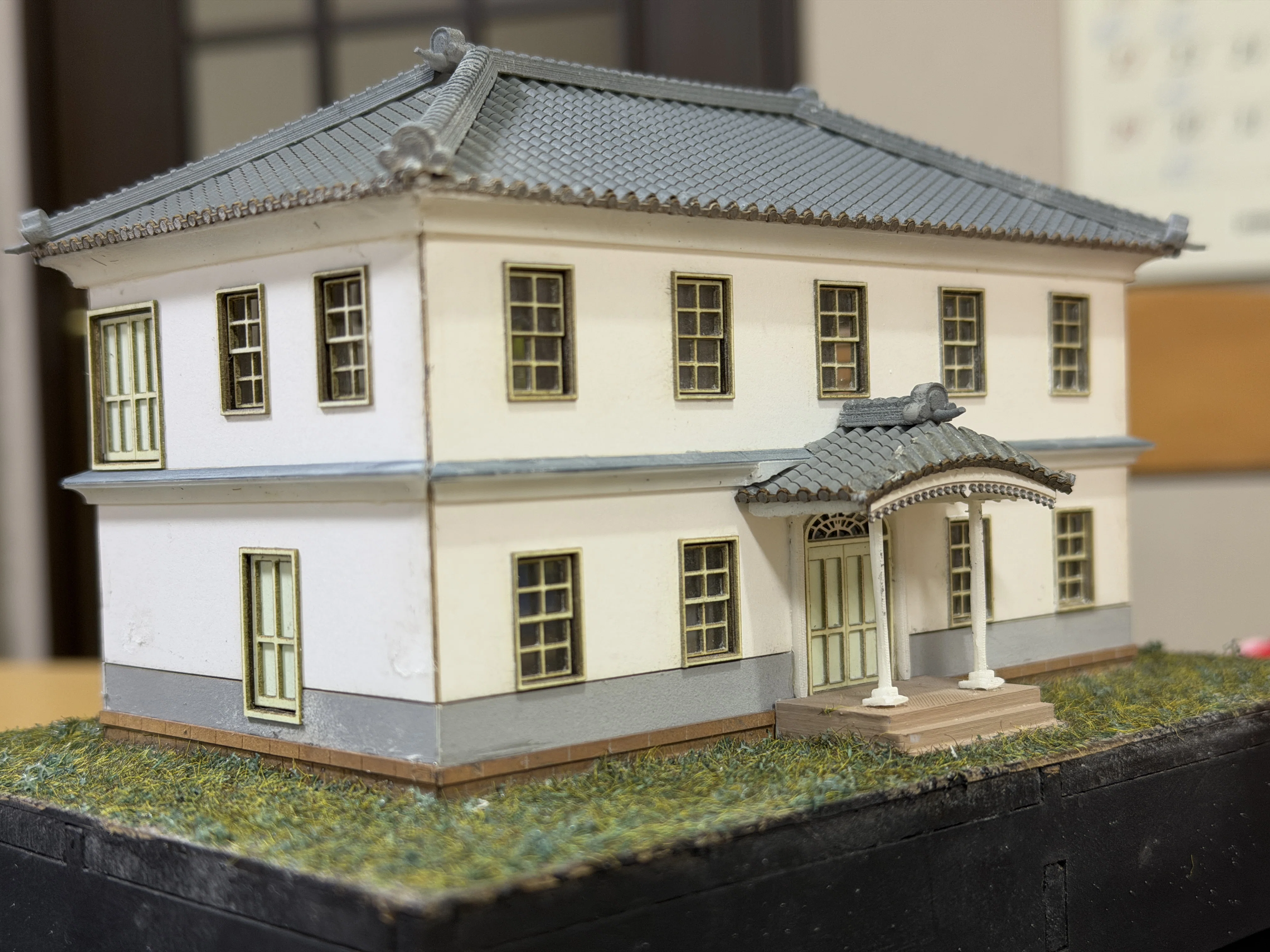 旧長野県師範学校教師館 模型完成！｜Ken3の建築模型日誌