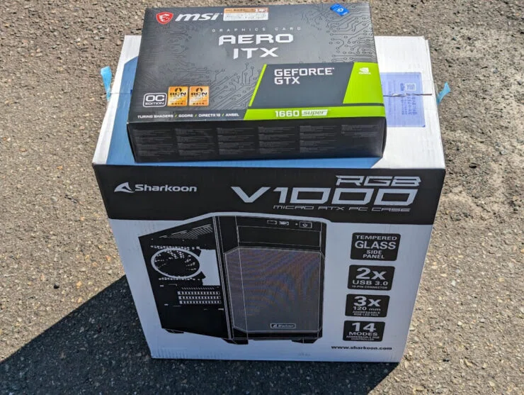 メモリとグラボの箱 mini-ITXなスリムゲーミングPCをミニタワーケースに移植してみた｜と
