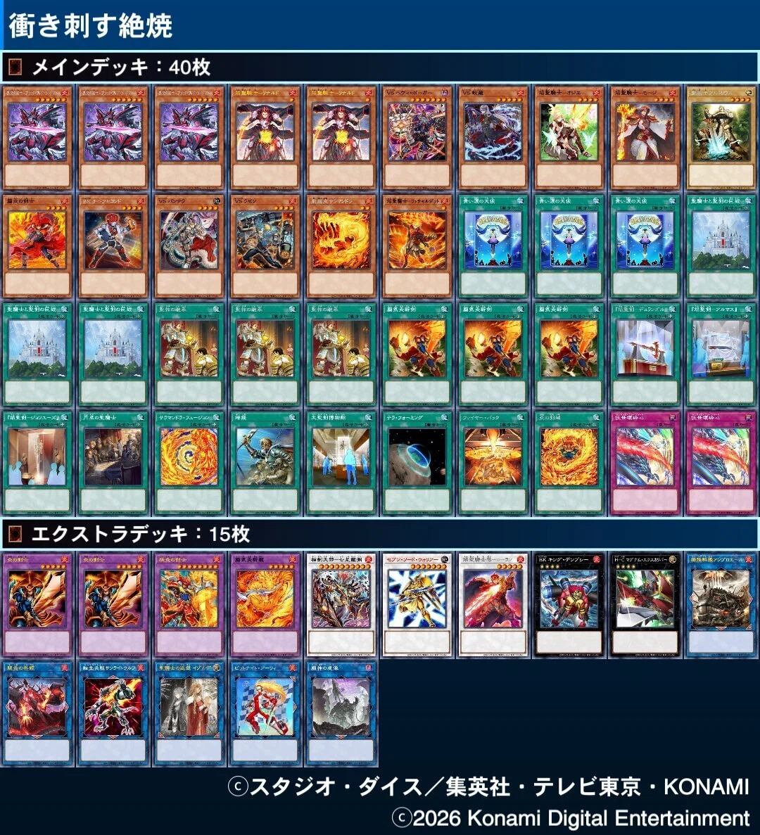 遊戯王】作ったデッキまとめVer.2026【デッキ紹介】｜ジョーキー