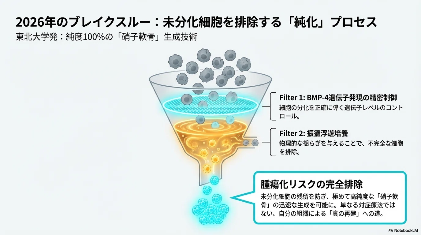 2026年、あなたの膝は「再生」する：iPS細胞による人工軟骨革命の衝撃