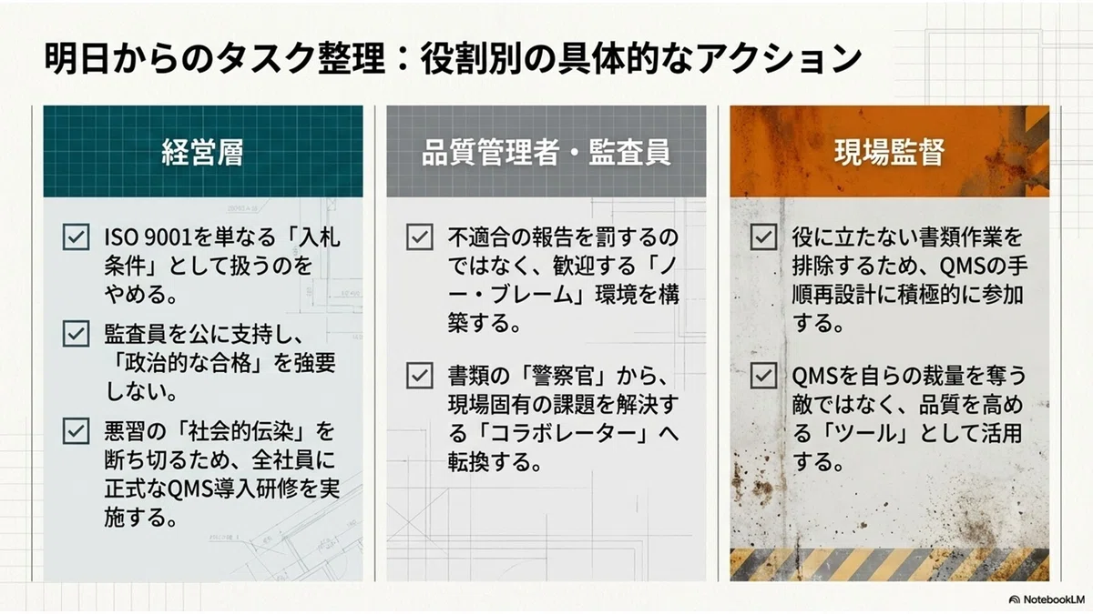 建設業界の「ISO 9001」はなぜ機能しないのか?英国の事例研究が暴く「形骸化(規制デカップリング)」の実態【読む・聴く・図解でわかる ...