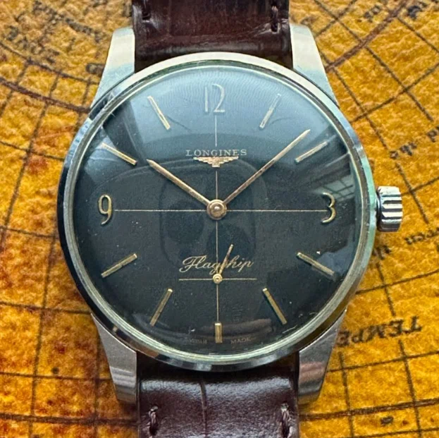16.Longines フラッグシップ 名機Cal.30L 1950〜60年代｜手巻き