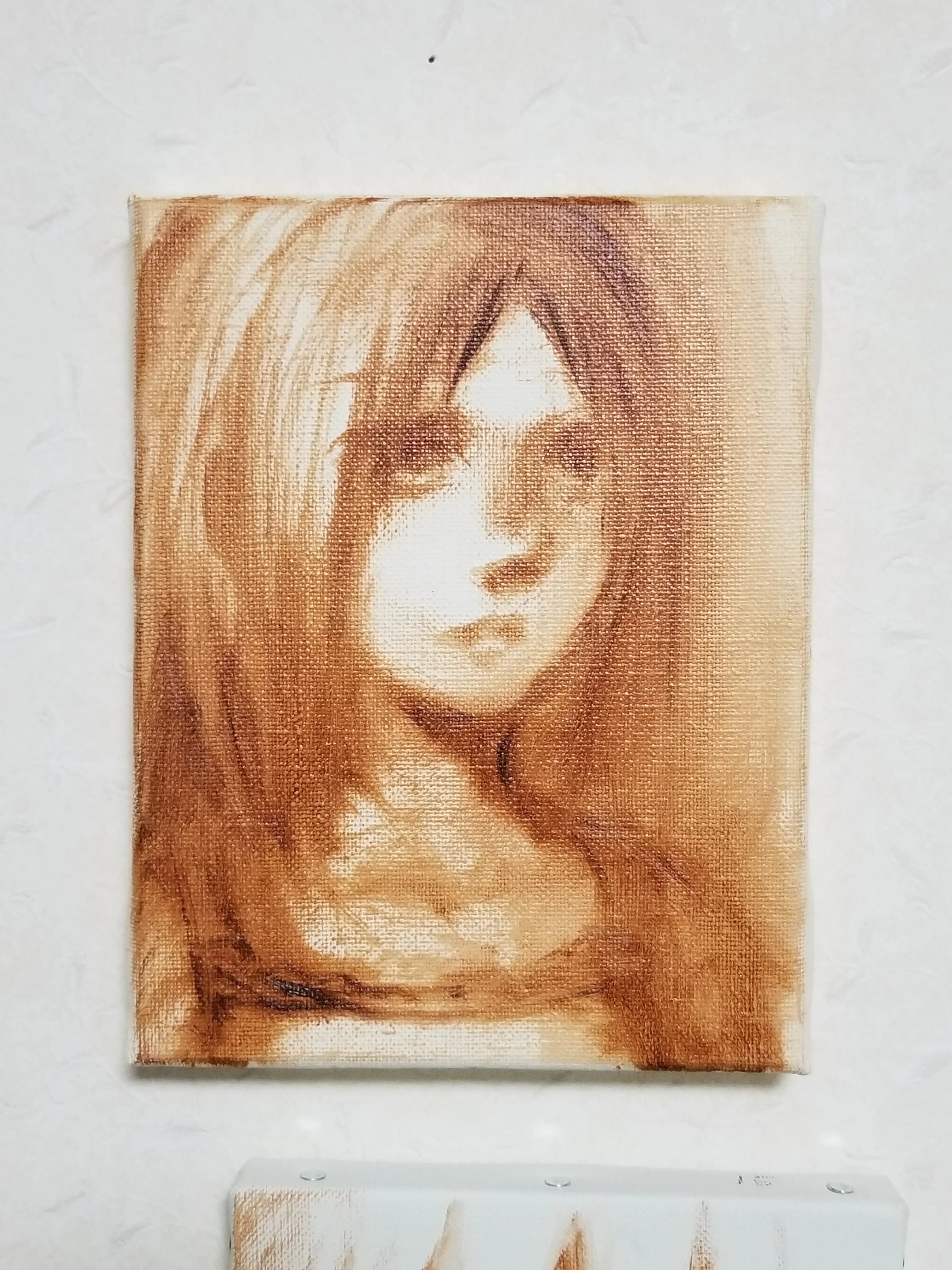 油絵制作記録 16｜少女.N｜8層のグレーズ：現代的絵画｜たかしろゆの