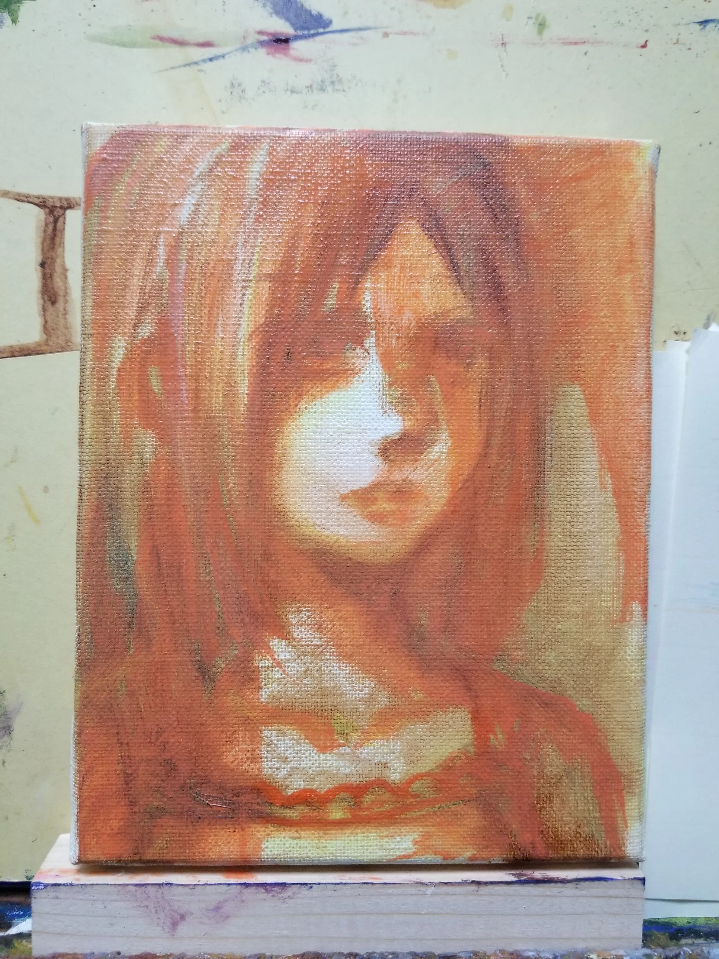 自作の油絵 工藤静香、自作の油絵を披露「この娘が今年のツアーの顔です」ファン