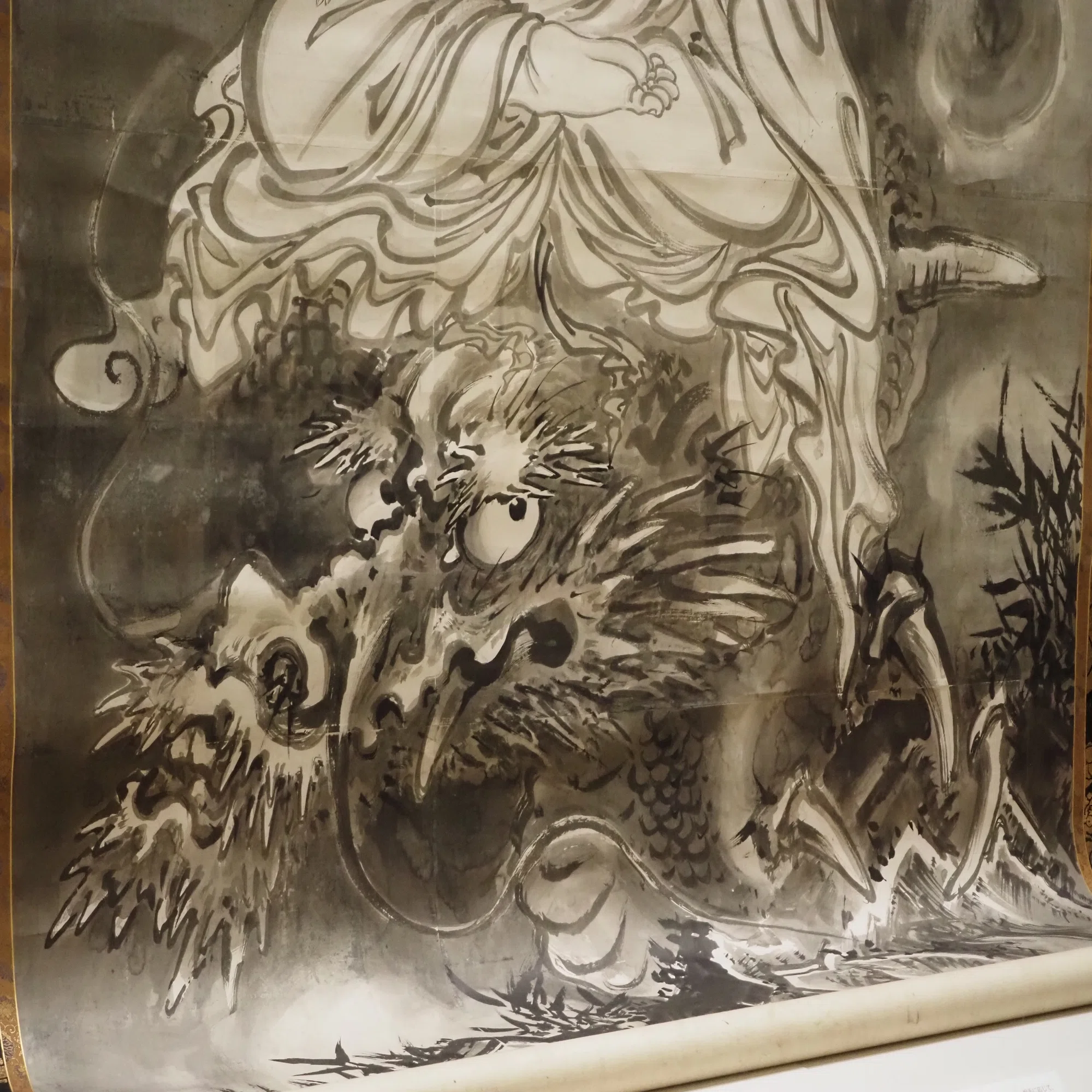 龍頭 観音 イラスト 観音様 17cm 観音菩薩 龍頭観音 観世音菩薩 観自在 