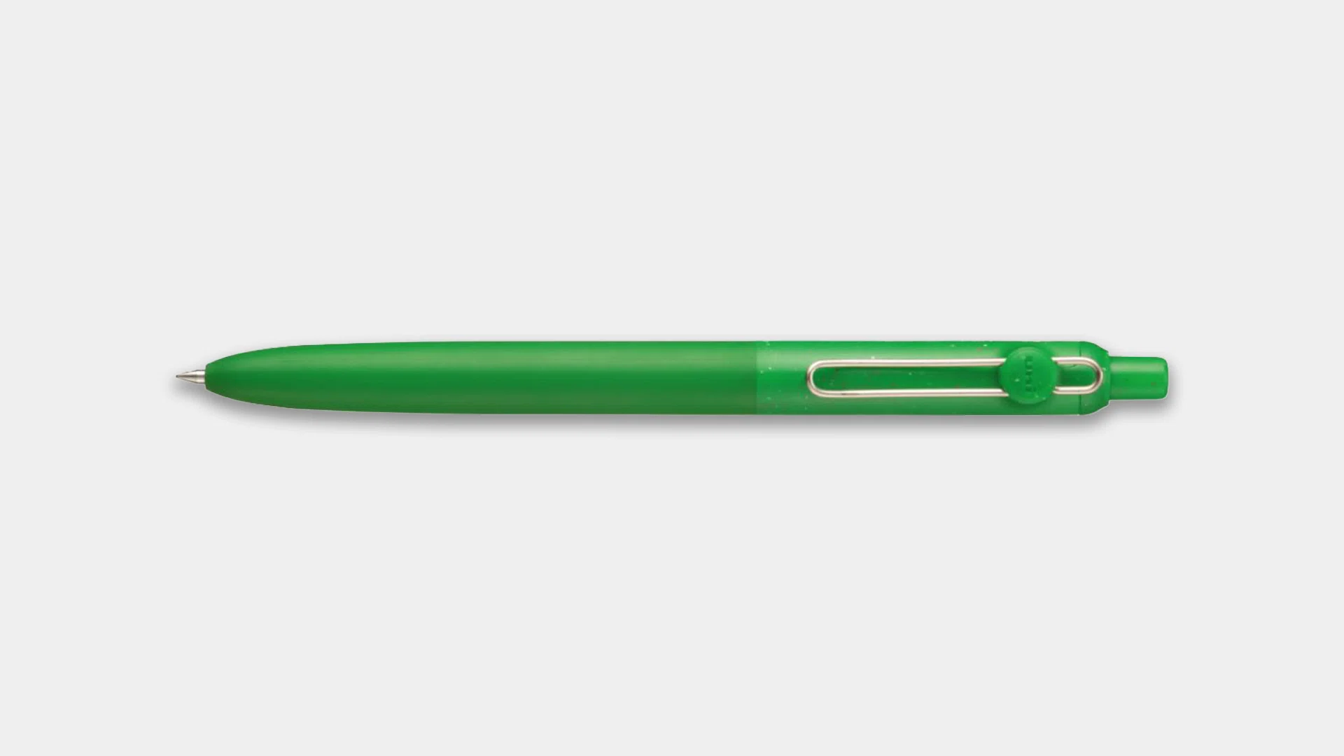 uniball ZENTO」の限定デザインはスタンダードモデルの緑色がキレイな