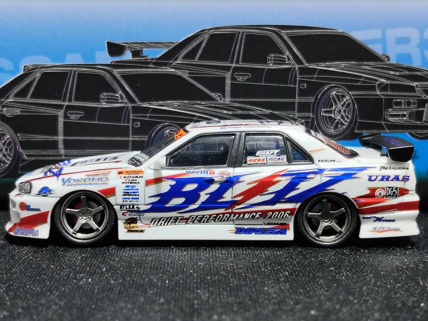 MORTAL MODEL 1/64 BLITZ ER34 D1 SPECIAL 2006｜岡田衛