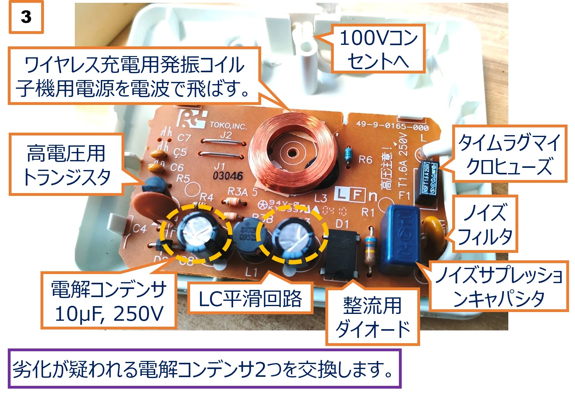 固定電話の子機が充電できない！】修理の顛末｜きんやギター