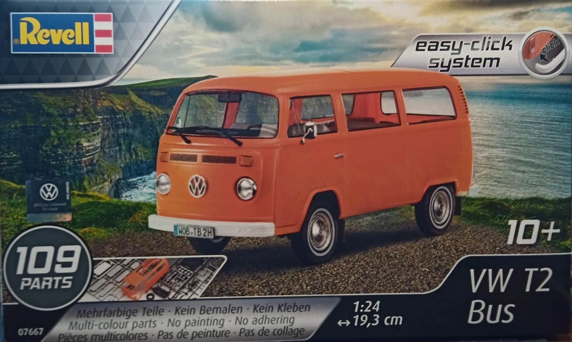 プラモデル完成｜レベル｜1/24｜VW T2 Bus｜パキラ