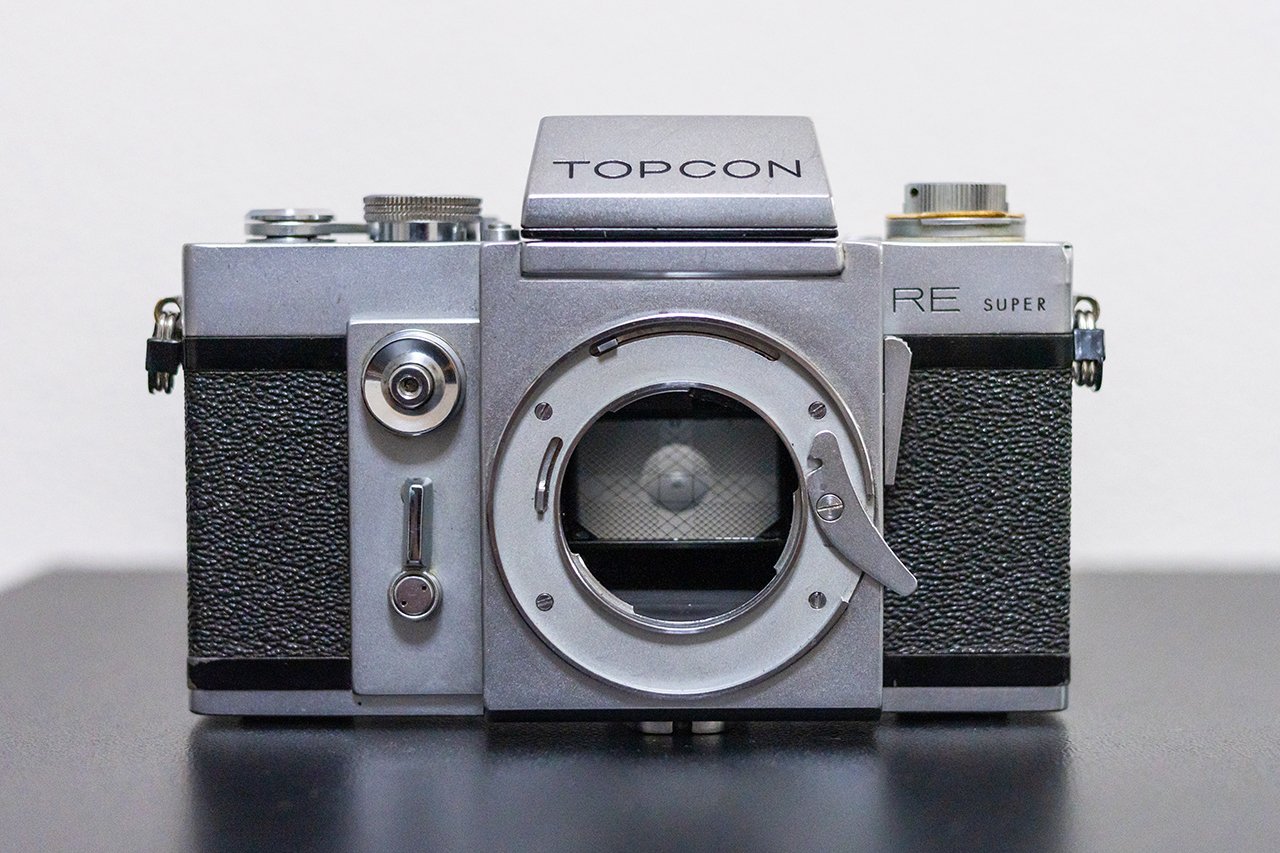 【動作品】TOPCON トプコン RE SUPER 58mm F1.8 レンズ付 Topcon RE-Super、RE,Auto-Topcor 5.8cm f1.4で撮ったークリーム