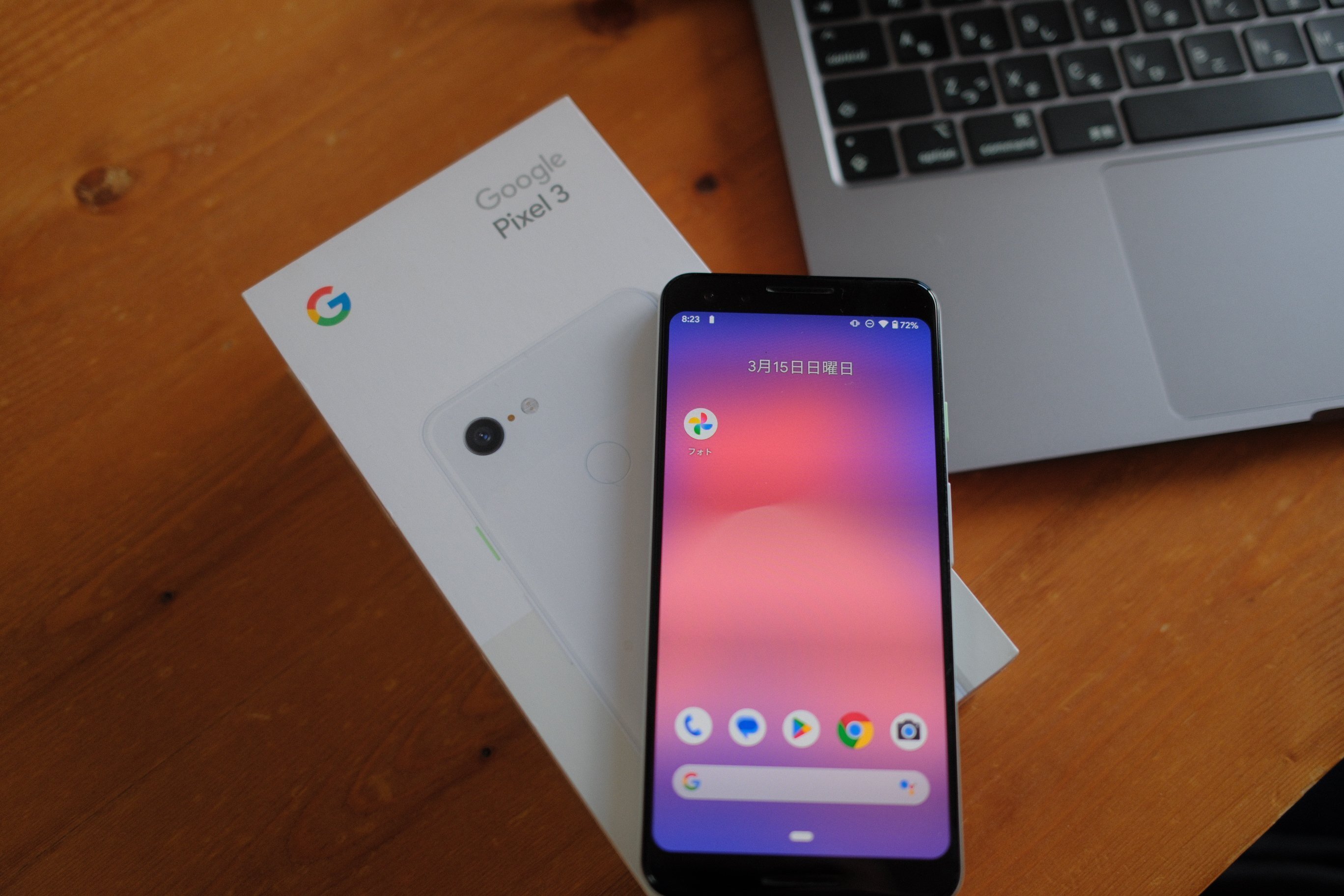 未開封】Pixel 3 XL Not Pink 128GB Google公式整備済 Googleフォト