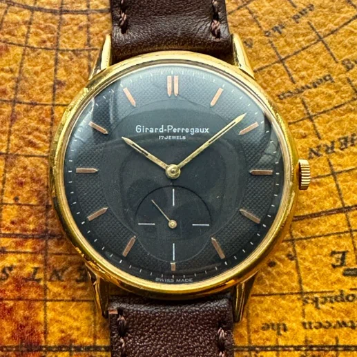 17.【Girard-Perregaux アンティーク時計】1950年代製 手巻き Cal.GP12