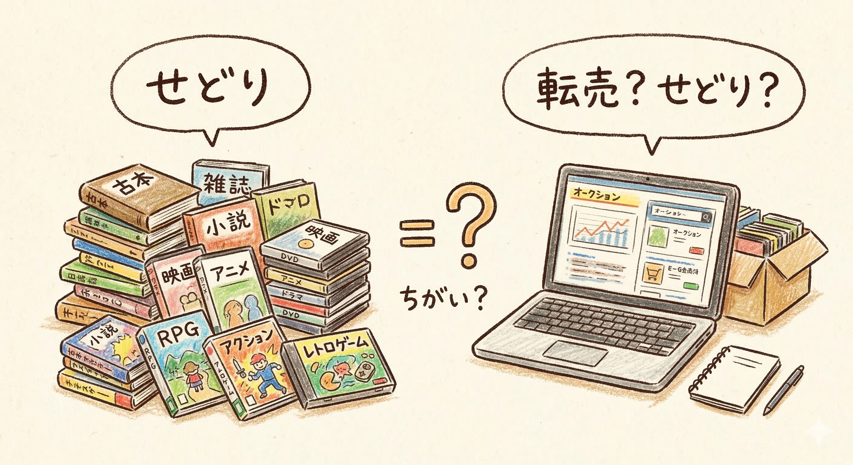 中古パソコン転売って、なぜ「中古パソコンせどり」って呼ばないのか 