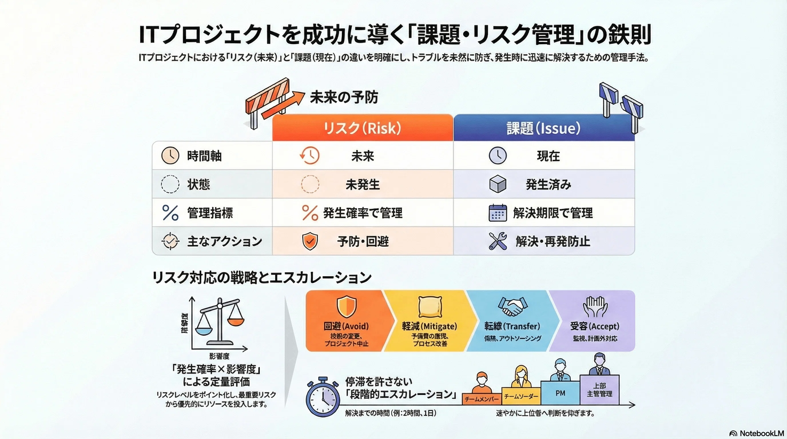 課題管理表の書き方とリスク管理の違い｜ITプロジェクトで使える