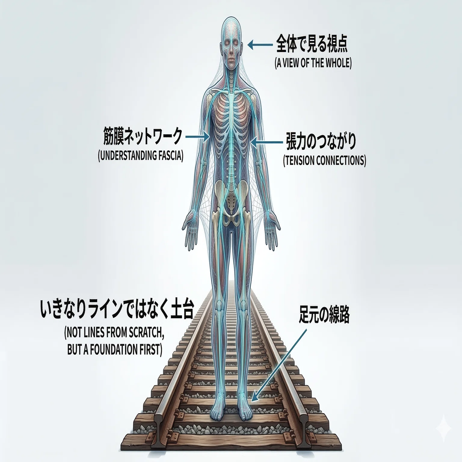 アナトミー・トレインとは何か？｜沖野 一平｜0から学ぶ解剖学と海外の