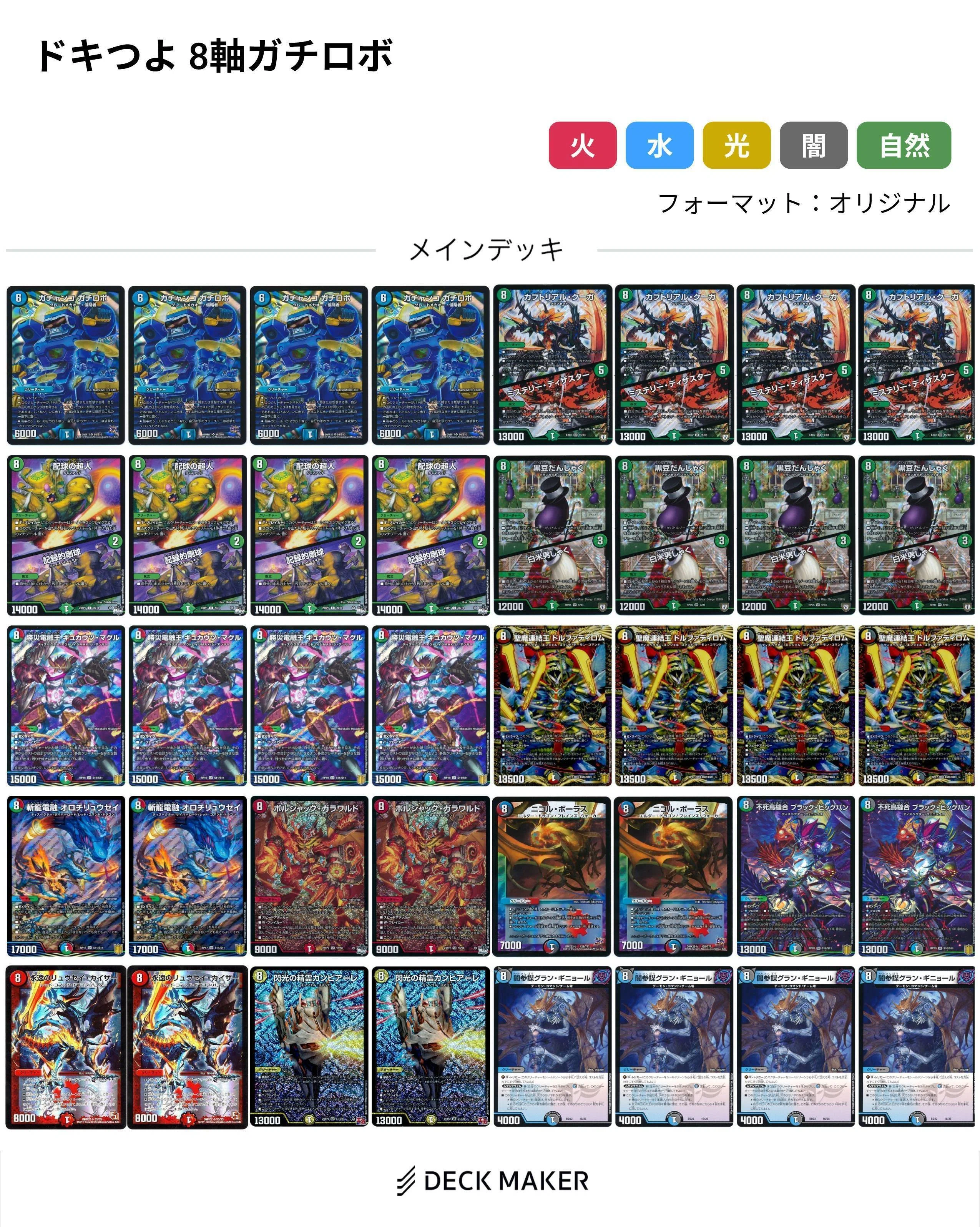 デュエマ】 たった1100円であなたを運ゲーの沼にご招待【8軸ガチロボ