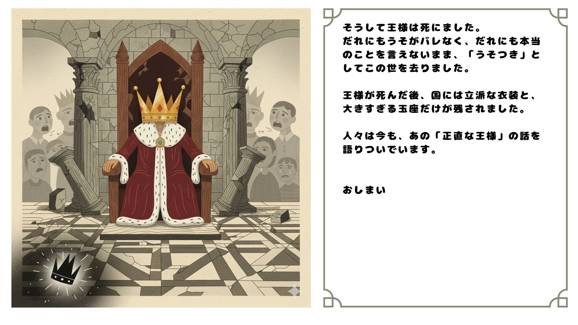 絵本＞うそつきな王様｜福田 鳳