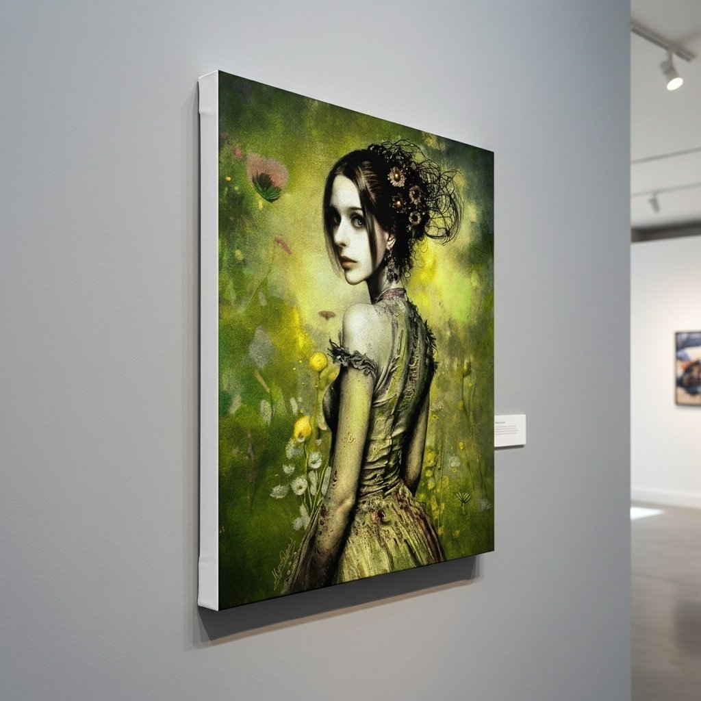人物画 キャンバス作品 青い少年のグラフィティアート 原画 絵画 キャンバス画 人物画
