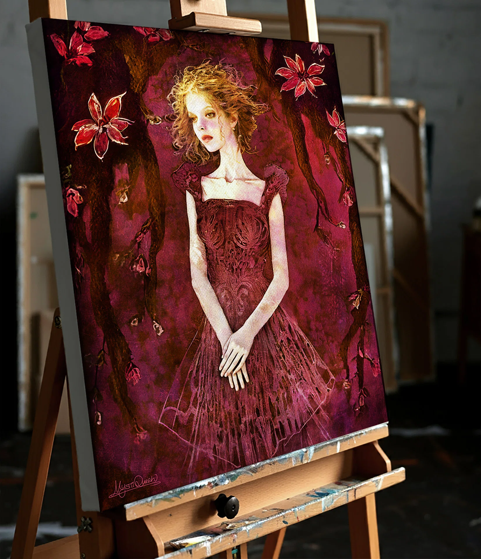 作品紹介】Mystique in Bloom #285: The Scarlet Sprite of the