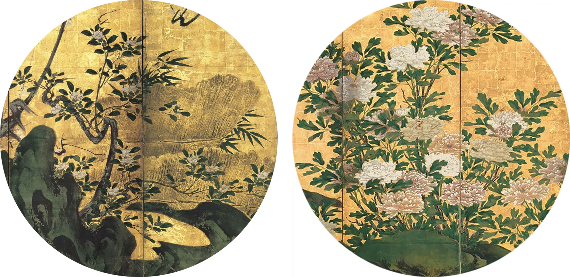 妙心寺展」出品作⑥ 海北友松《花卉図屏風》桃山時代 17世紀 妙心寺 妙心寺展」出品作⑥ 海北友松《花卉図屏風》桃山時代 17世紀 妙心寺