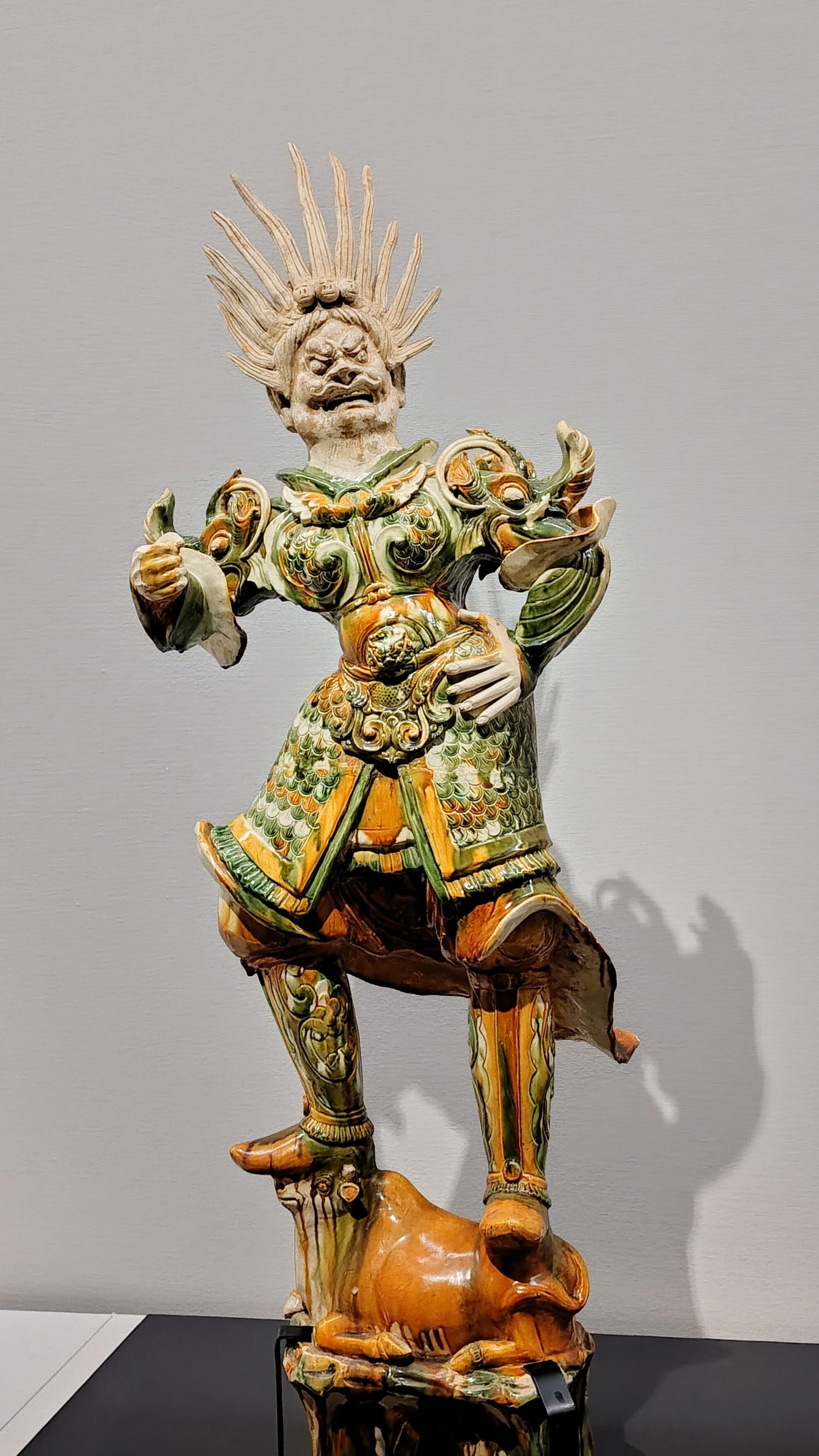 KAITO仏教美術　古銅　達磨像　仏像　頭俑　台座付　V　7785A たたかう仏像」展で 俑 に興奮するの巻｜sato