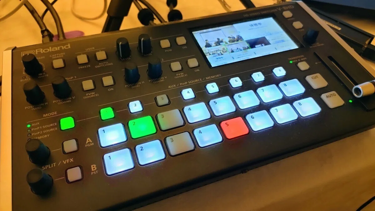 V-8HDの音量確認にiPadが便利でした ～レベルメーター小さくない