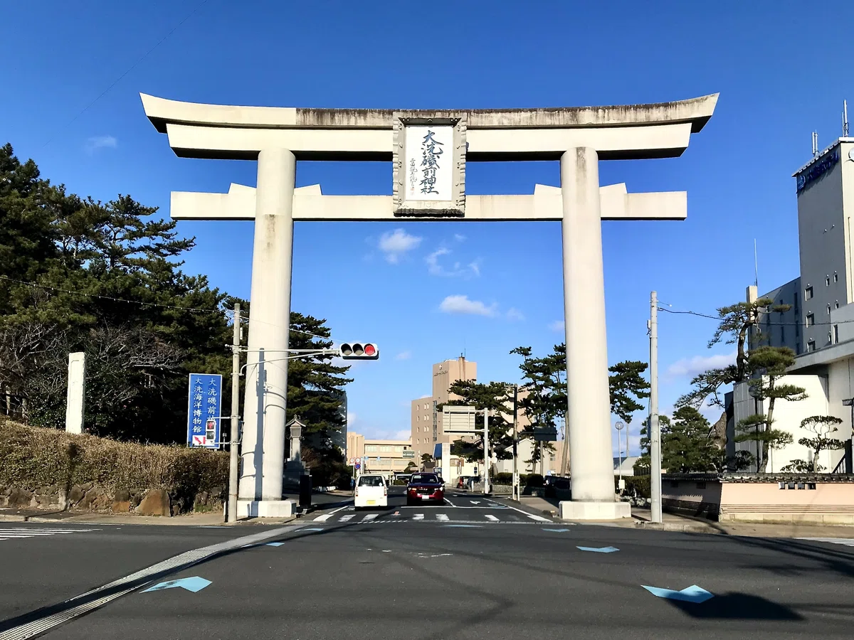 【大洗磯前神社】海中の鳥居で有名な神社を隅々まで回る｜最後の最後で大慌て｜ほぼ63世ヤマトタケル
