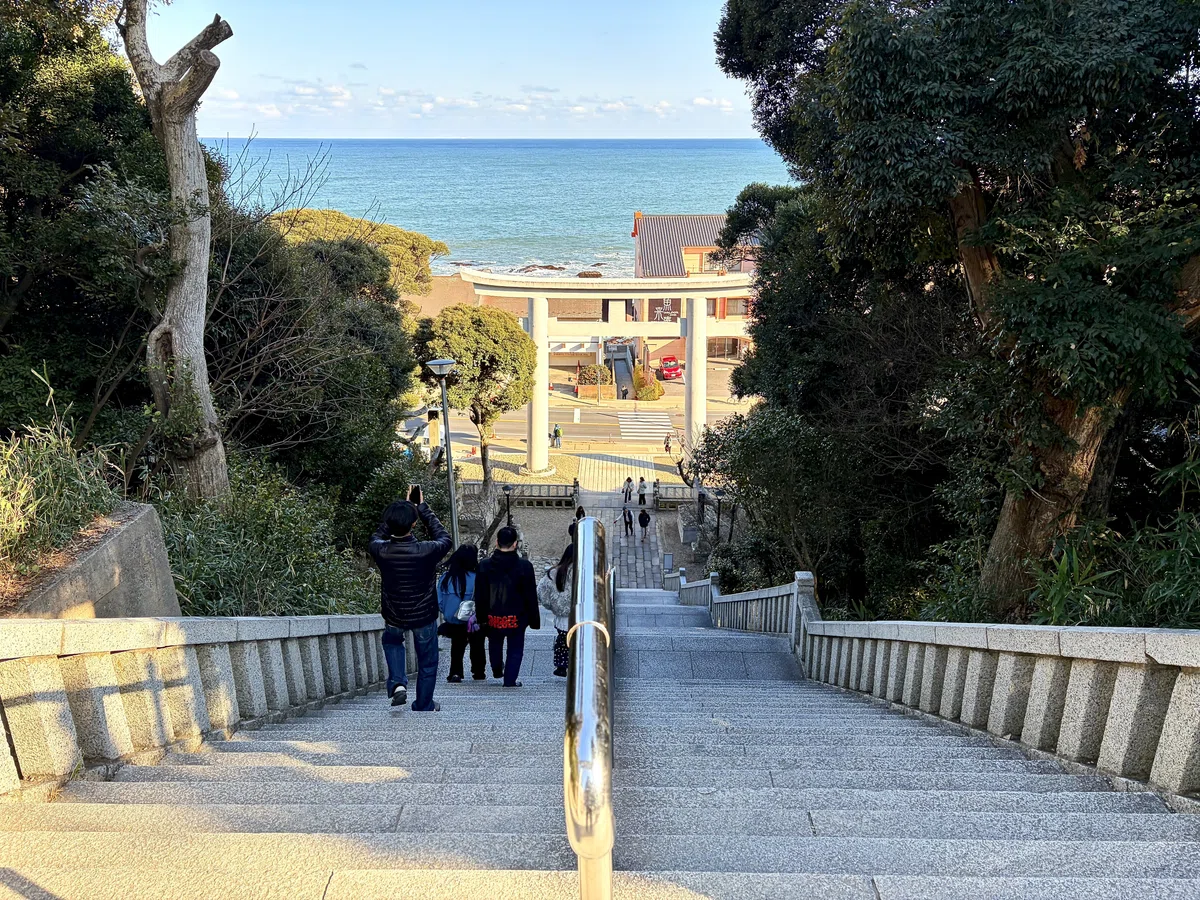 【大洗磯前神社】海中の鳥居で有名な神社を隅々まで回る｜最後の最後で大慌て｜ほぼ63世ヤマトタケル