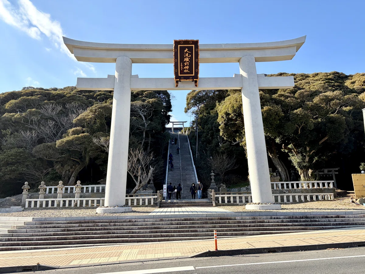 【大洗磯前神社】海中の鳥居で有名な神社を隅々まで回る｜最後の最後で大慌て｜ほぼ63世ヤマトタケル