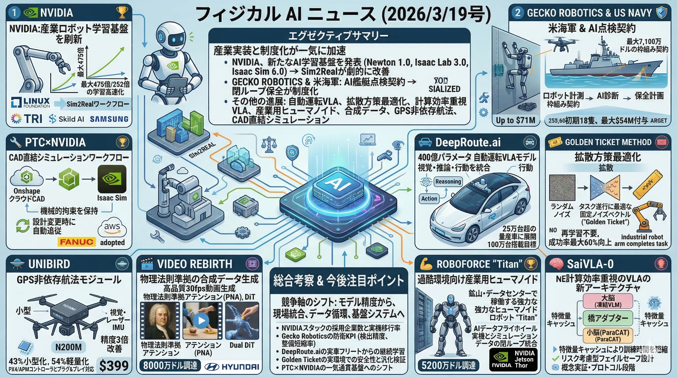 フィジカルAIニュース(2026/3/19号)｜Yasuhito Morimoto
