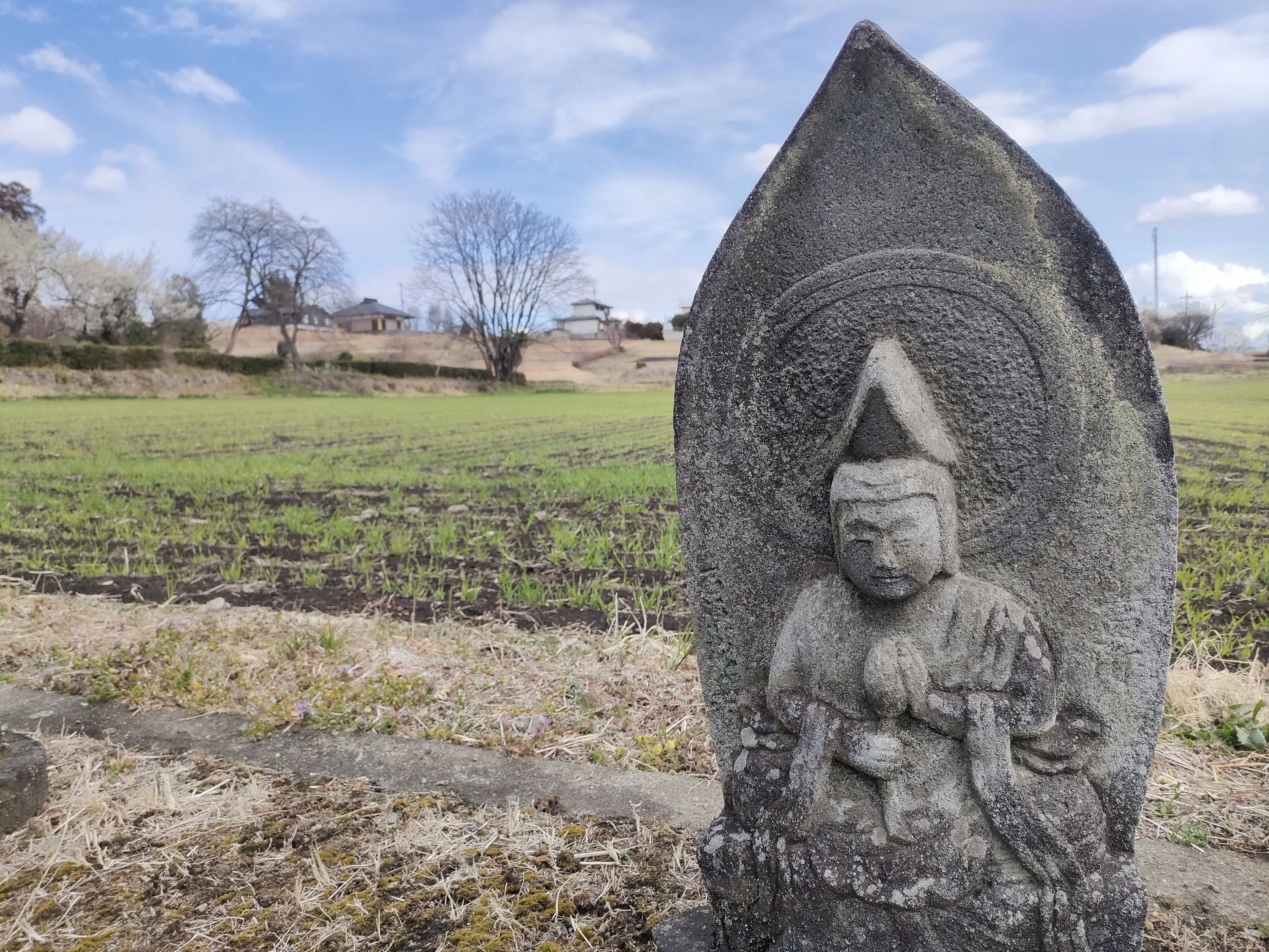 石仏の残存です。味のあるものです。