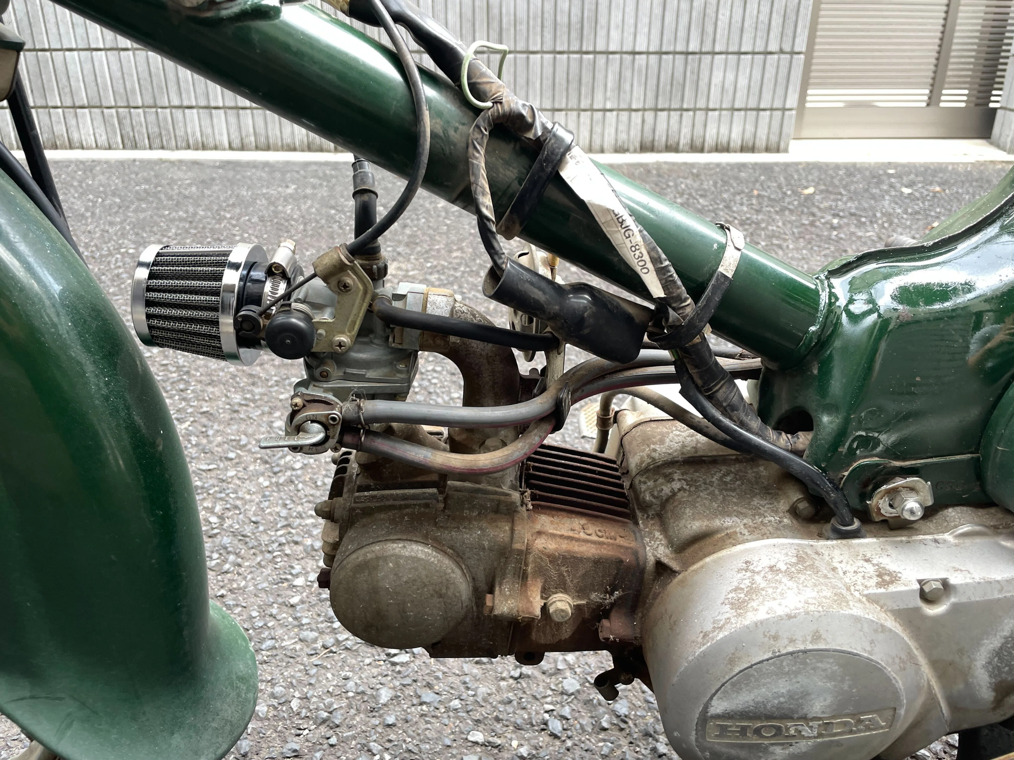 カブC50 エンジン　キャブレター等 スーパーカブC50 キャブレターオーバーホール作業 メンテナンス記録