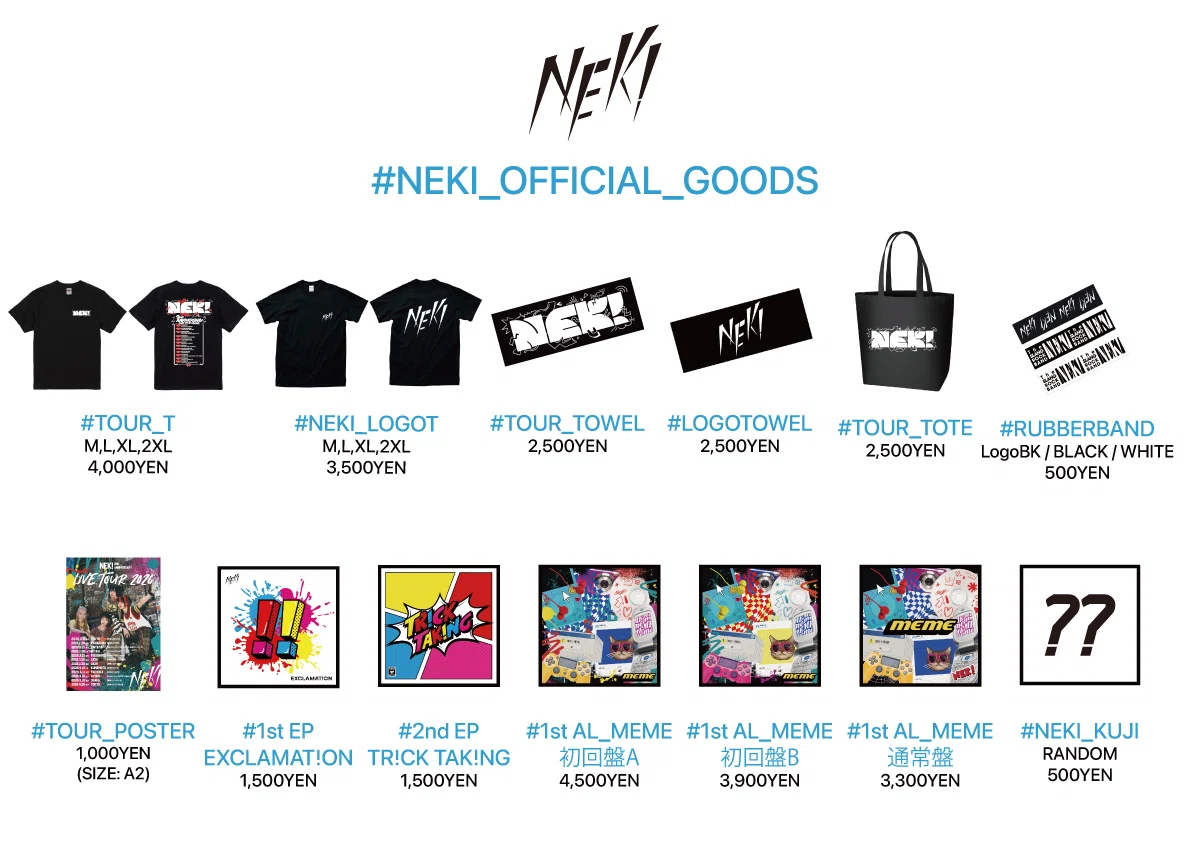 3/20-21 「NEK! 2nd ANNIVERSARY LIVE TOUR 2026」DAY3-4 ＠宮城＆福島