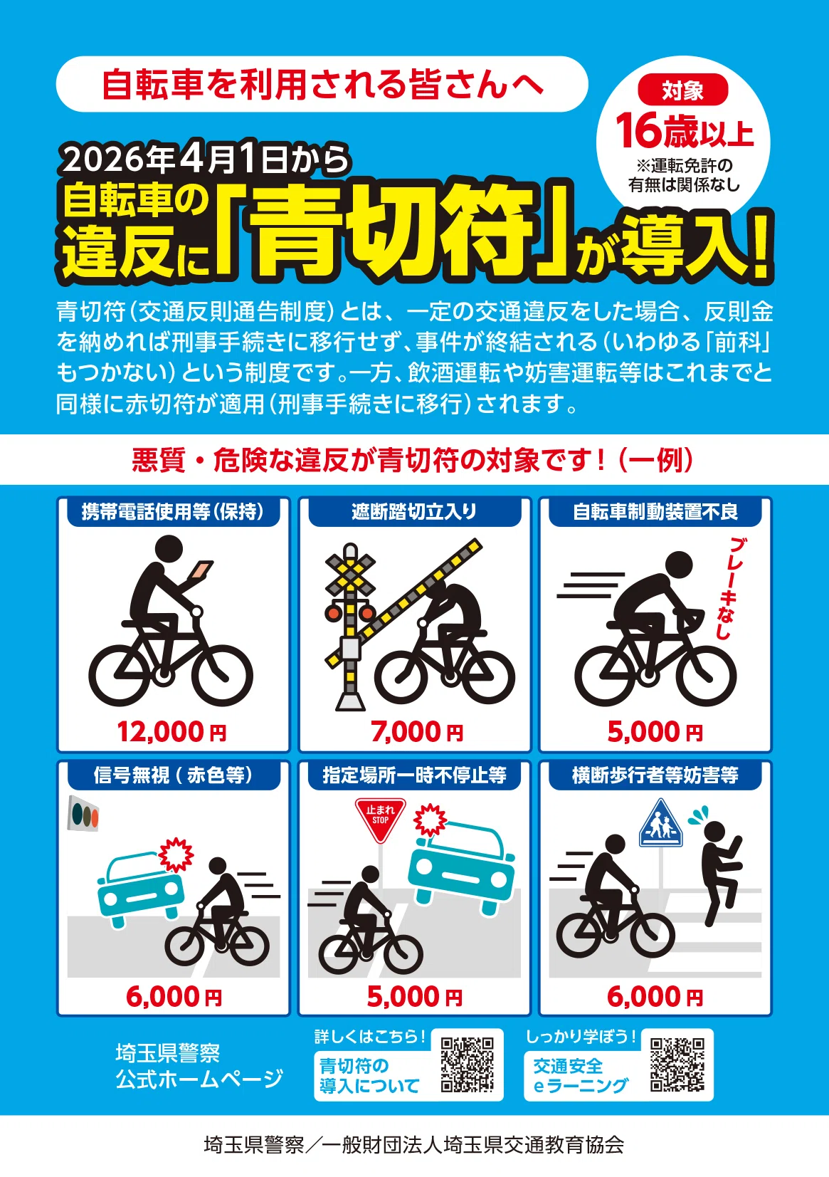自転車の安全運転と反則金｜J:COM地域取材ノート