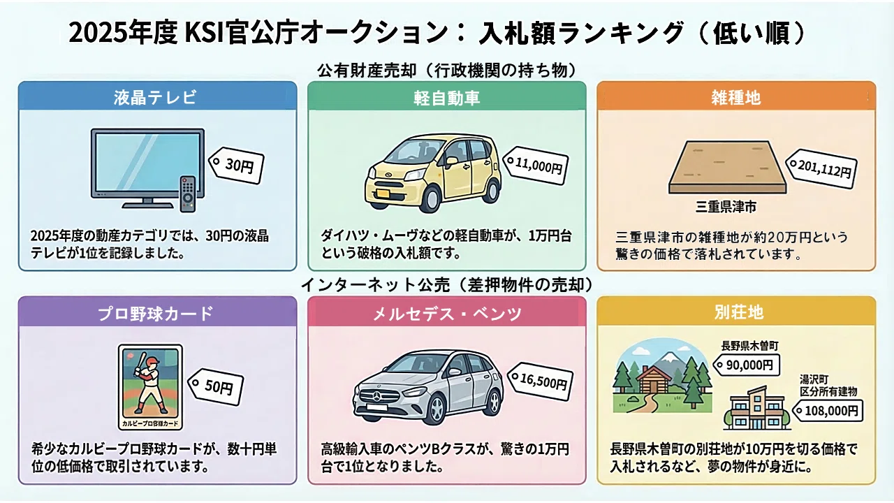 官公庁 オークション 過去