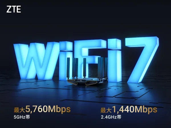 ZTE、Wi-Fi 7対応ルーター2機種を1万円以下から——ゲーミング特化の