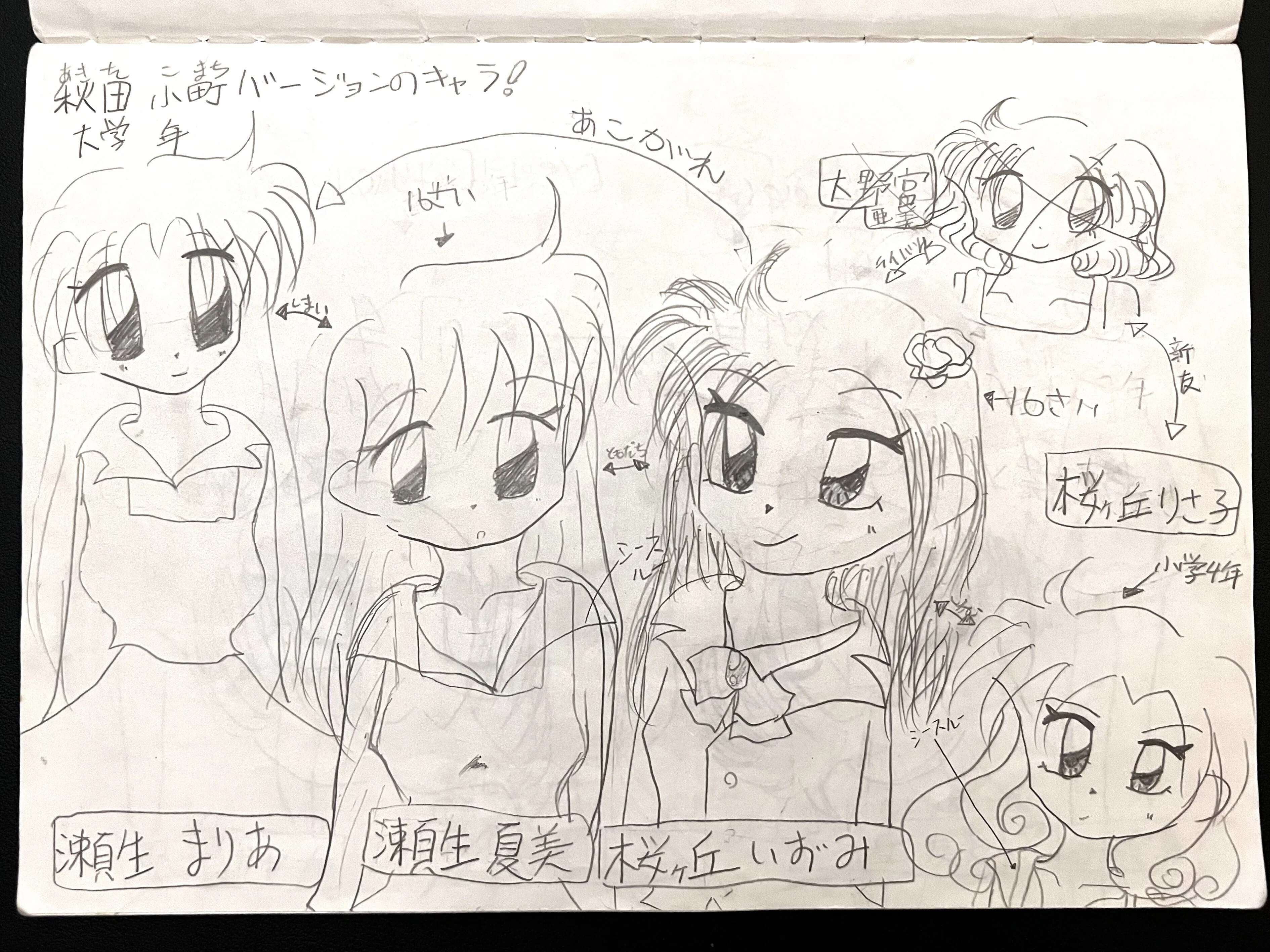 とももん/手描きイラスト2点 手描きイラスト【気象文庫2巻】【モノクロ