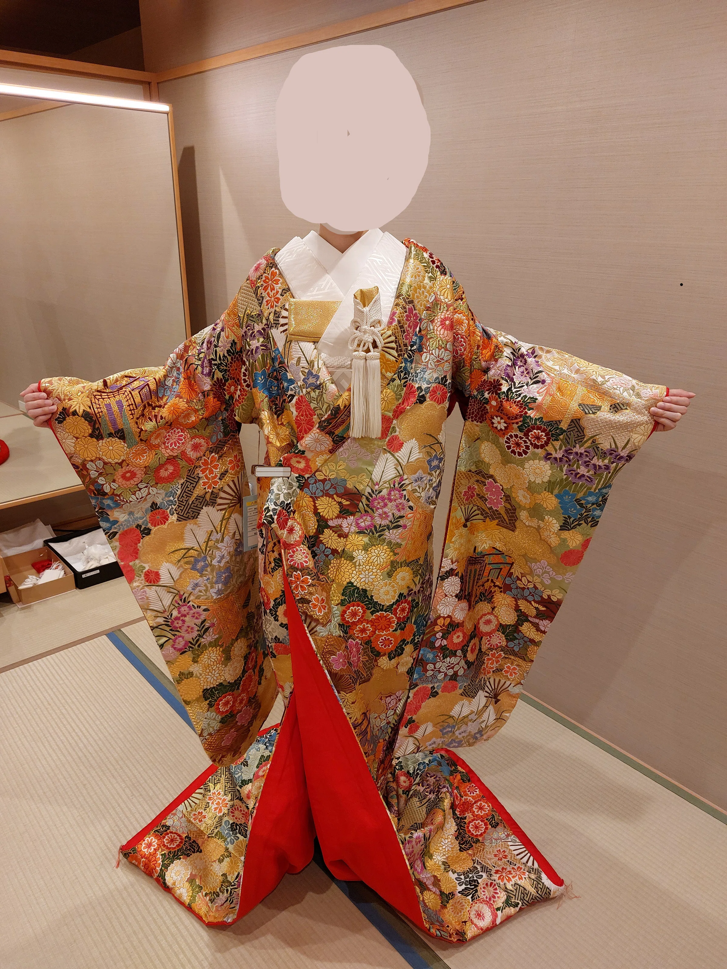 結婚式】衣装試着①「和装」八芳園曽我衣裳室｜W-07｜やどんちゅ