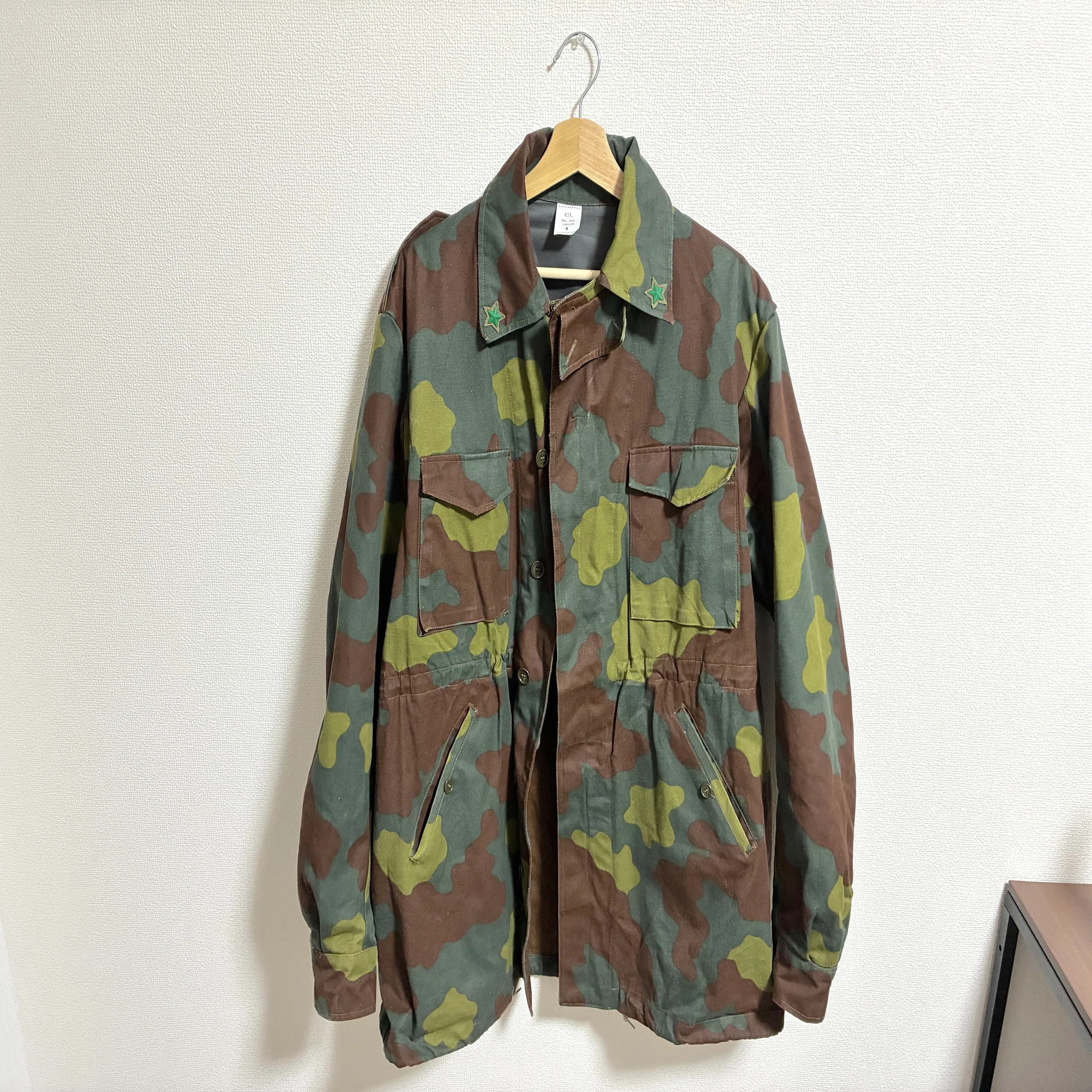 レビュー】イタリア軍 サンマルコカモ フィールドジャケットの 