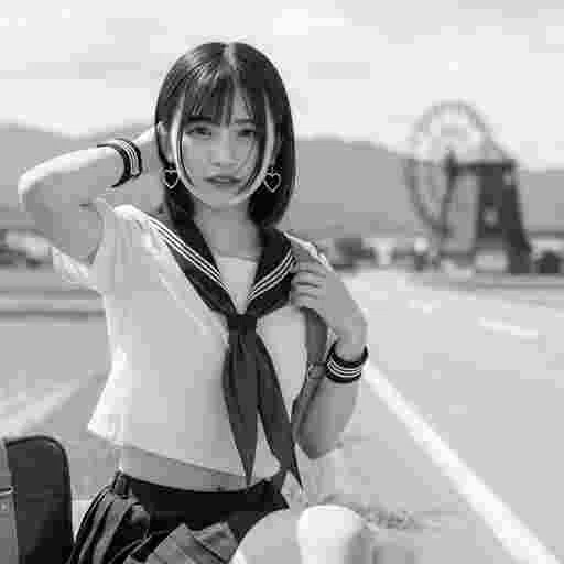 女子高生 可愛いポーズ 写真素材(AJ12)サンプル016